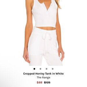 NWT The Range Henley Tank White XS